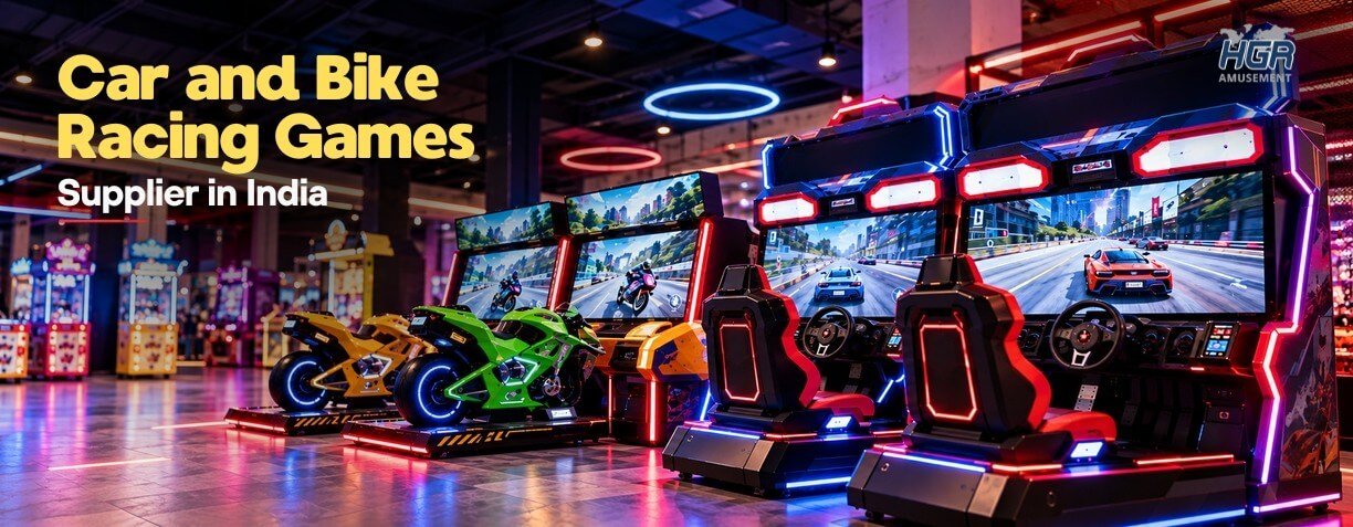 Car Racing and Bike Racing Games Supplier in India: Machines for Every Game Zone